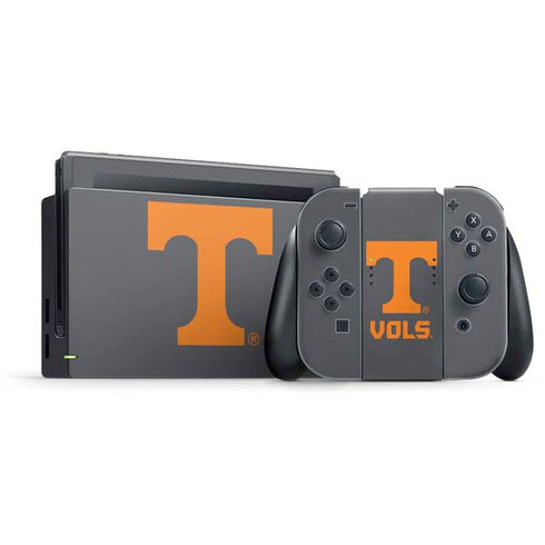 University of Tennessee-Knoxville T Logo Vols on Gray Nintendo Skins